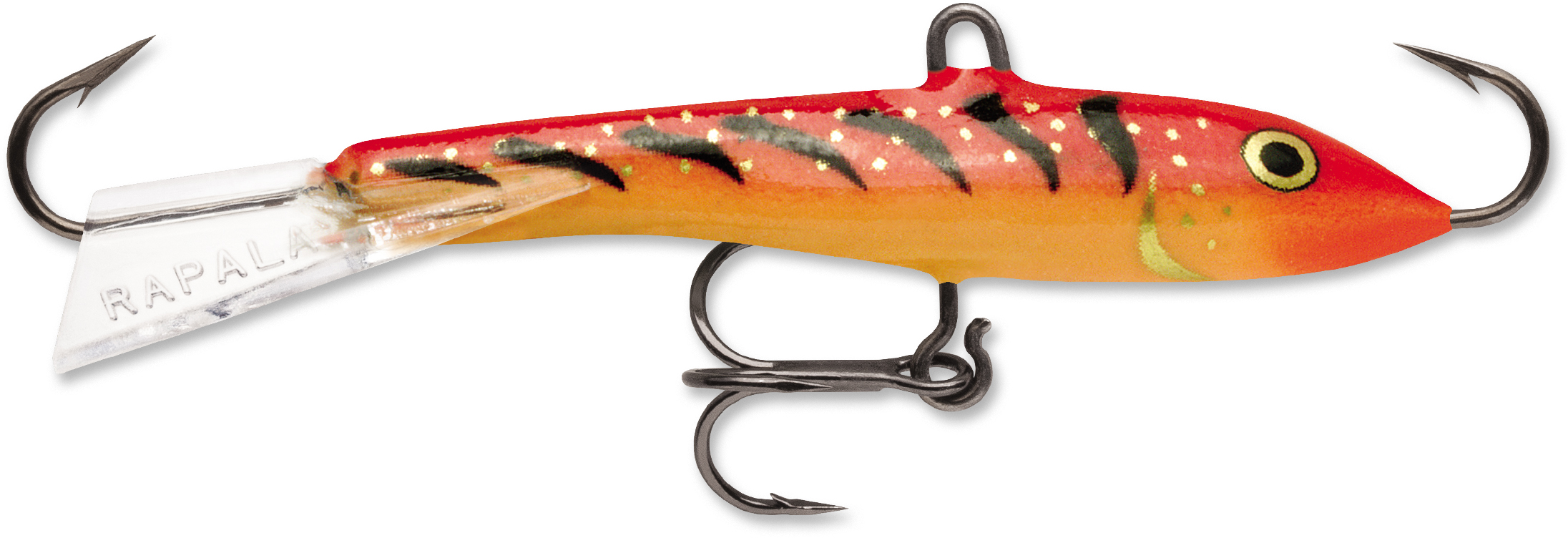 Rapala Jigging Rap #09 (7/8 oz) - Glow Red Tiger - Precision